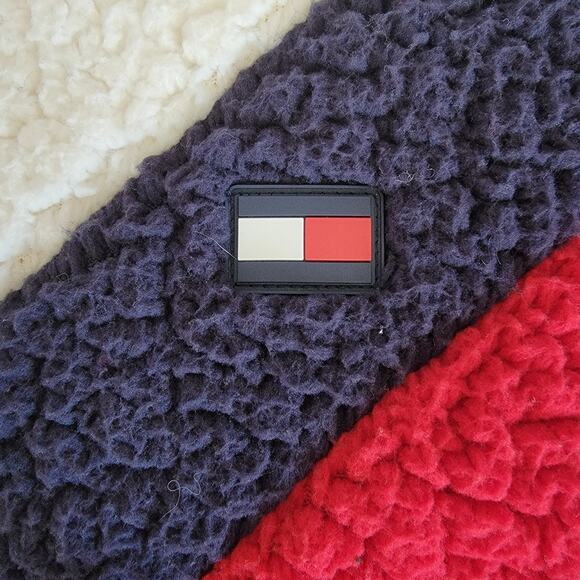 Tommy Hilfiger Sherpa Fleece Sport Jacket Mens XL Streetwear Preppy Casual Warm - Picture 11 of 14